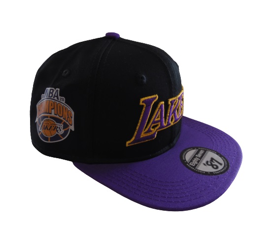 Gorra Urbana Baloncesto Lakers CALZADO GUERREROS GR-014 Negro x Morado